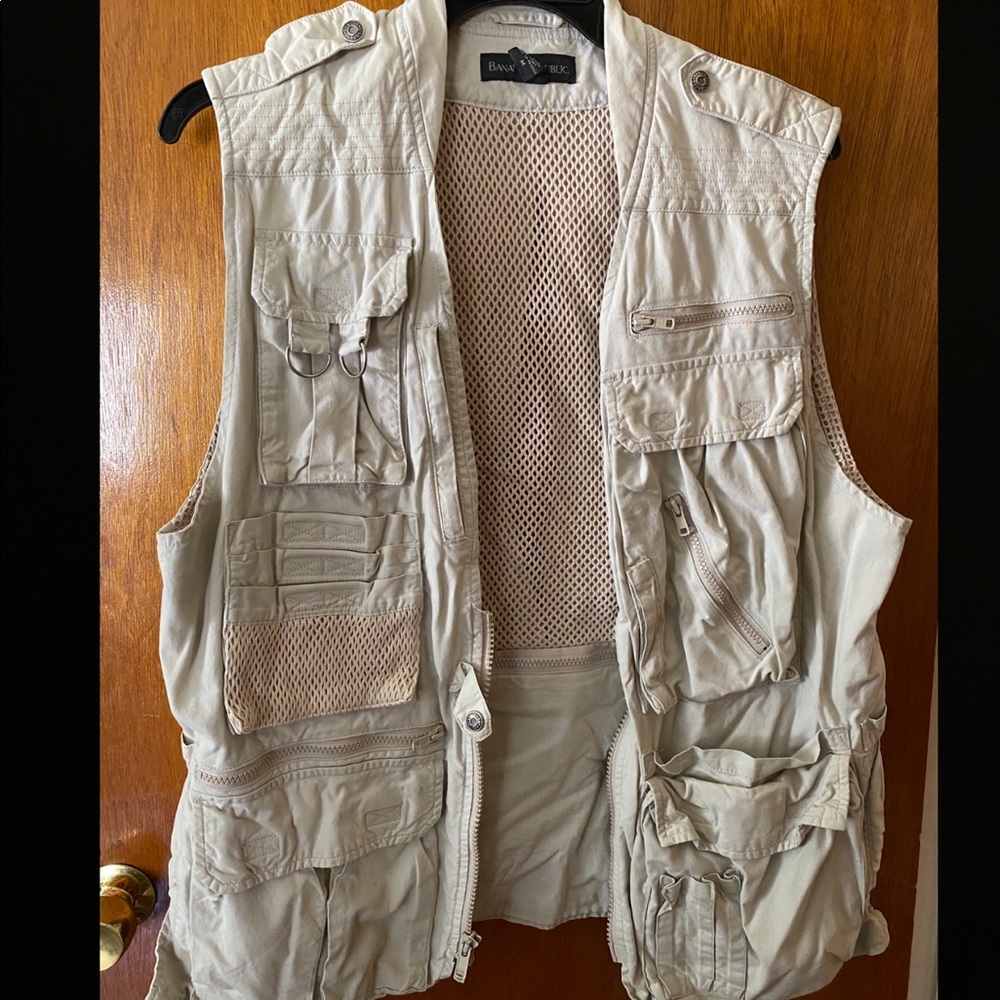 Vintage Banana Republic Safari Vests